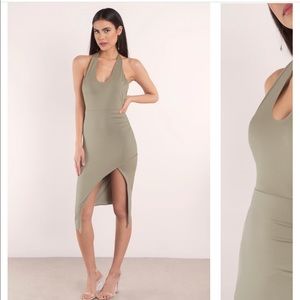 Olive green dress